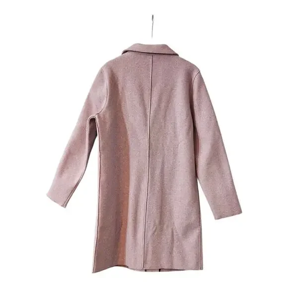 ONLY Womens Coat Jacket Size Small Light Purple Button Closure Slit Pockets - Picture 2 of 8